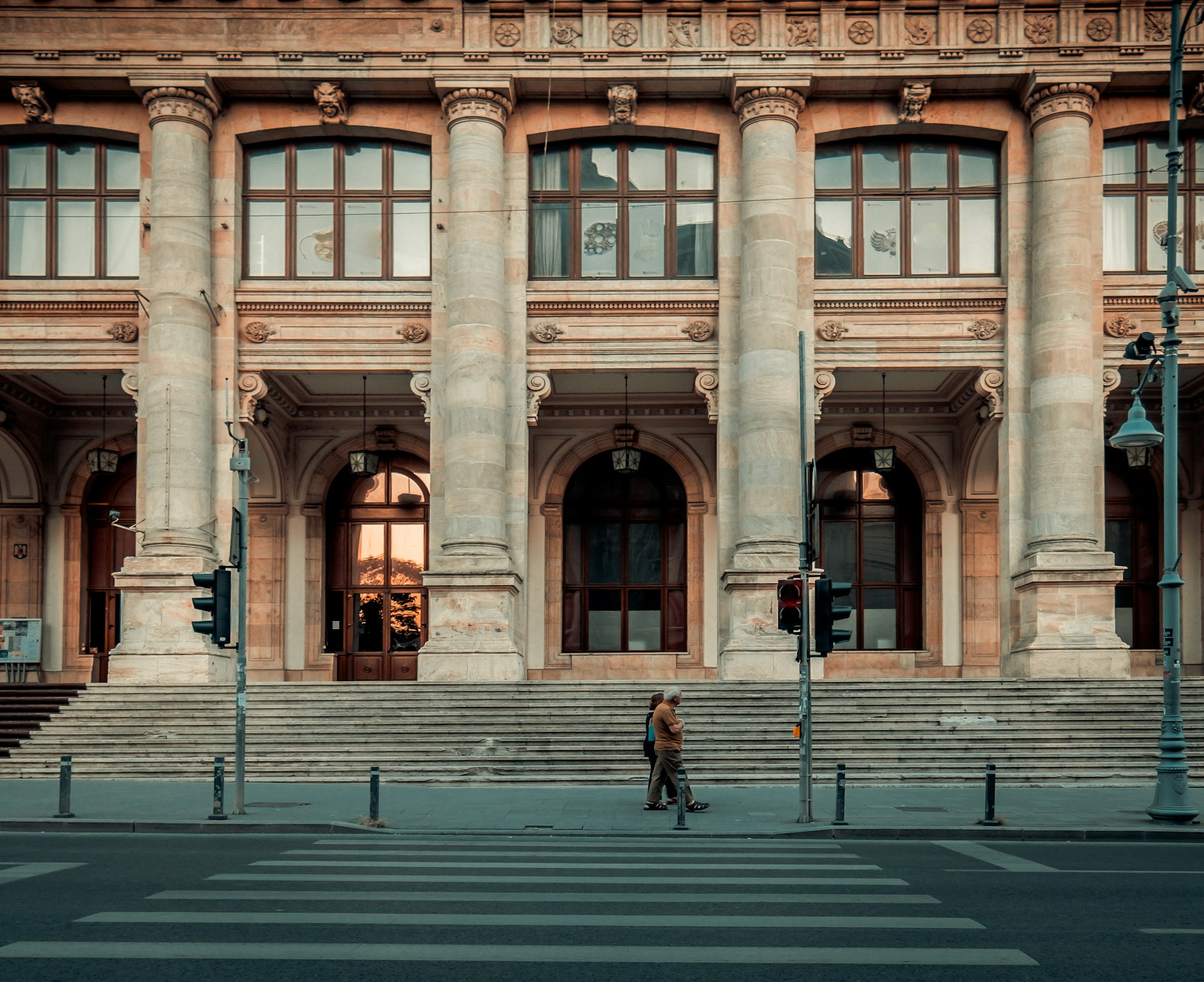 Europese architectuur tijdens zakenreis